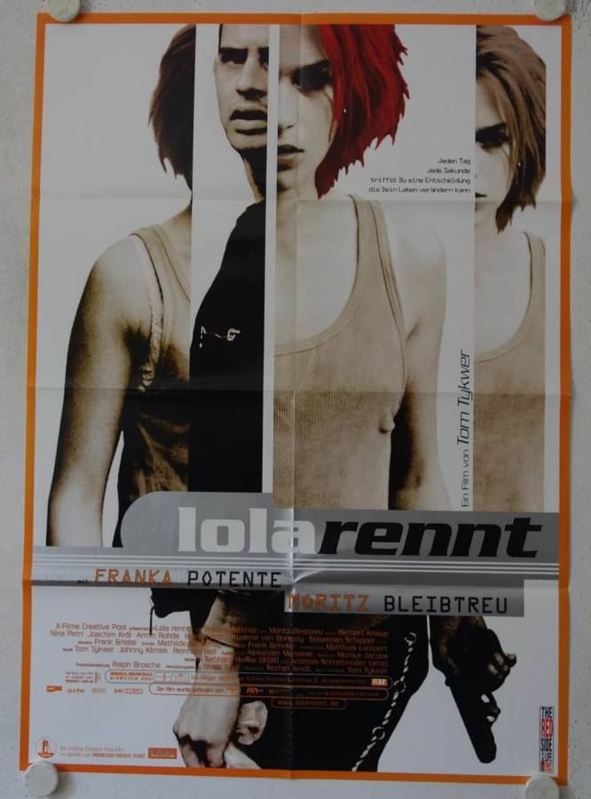 Lola rennt originales deutsches Filmplakat
